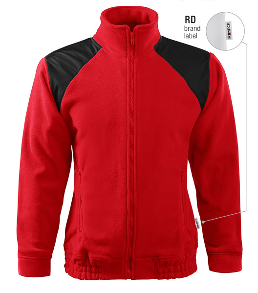Fleece Unisex Rimeck® Jacket Hi-Q - Červená 07 (Brand Label) / M