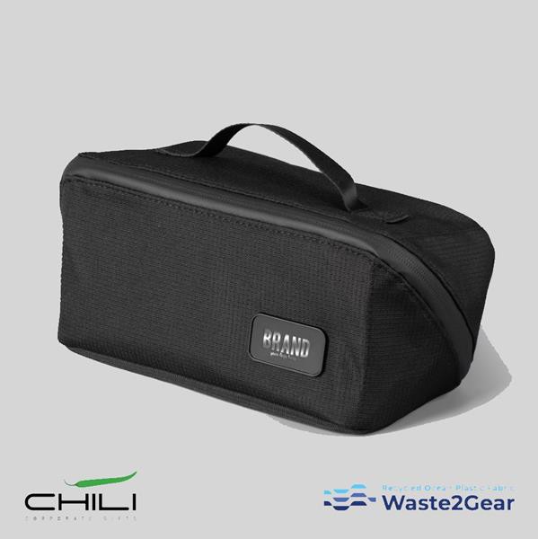 Bolsa Cosmética 3L Em Material Reciclado Dos Oceanos - Preto