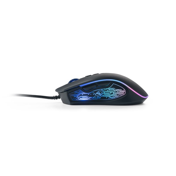 THORNE MOUSE RGB. Gaming mouse with 1'5m cable and ABS RGB LED lights
