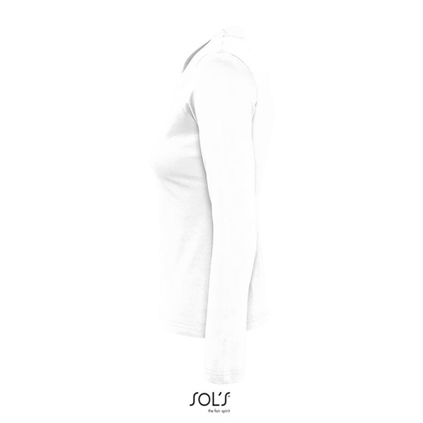 Ženska majica Majestic, bombaž 150g - Bela / 2XL