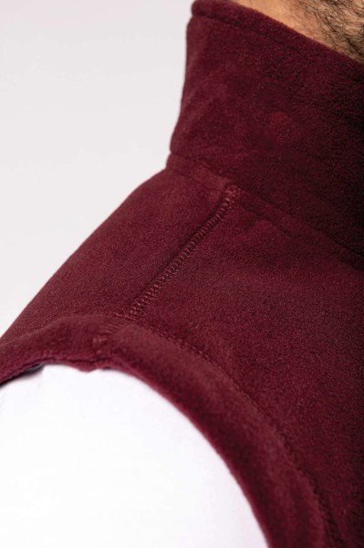 Luca - Men's Microfleece Gilet - White / XL