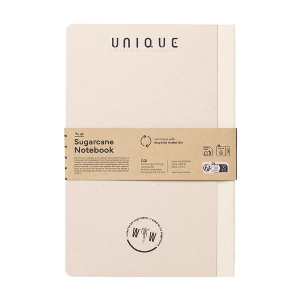 Sugarcane Paper Notebook A5 - White