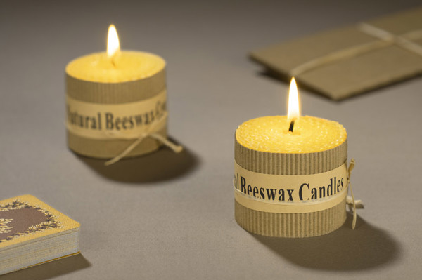 Beeswax candle set HANNI