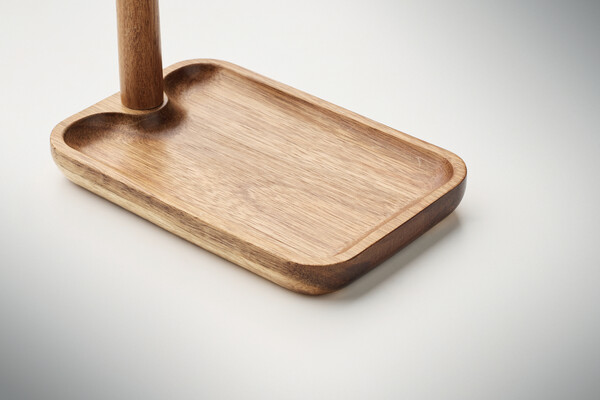 Portachiavi in legno d'acacia Branca