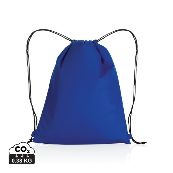 Zainetto con coulisse rPET 190T Impact AWARE™ - Blu