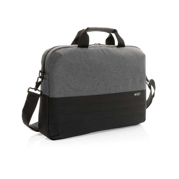 Swiss Peak torba za prenosnik 15,6'', RFID, rPET - Siva