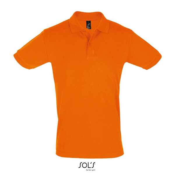 PERFECT MEN Polo homen 180g - LaranjaL