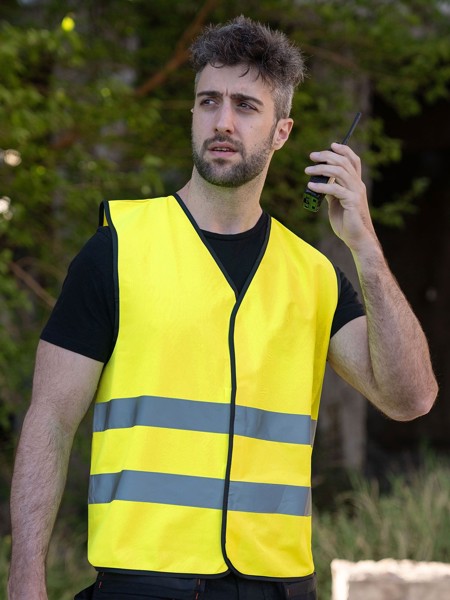 Korntex Comfort Safety Vest "Soltau" - Yellow / L/XL