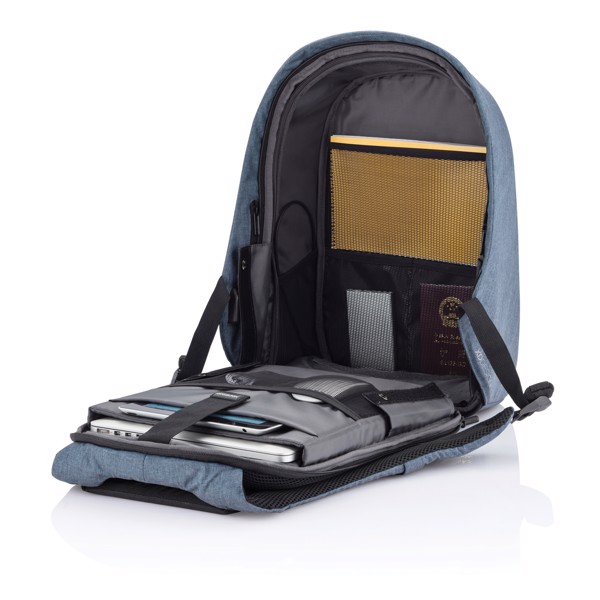 XD Design Bobby Hero Small backpack, USB, 13.3" laptop - Light Blue / Black