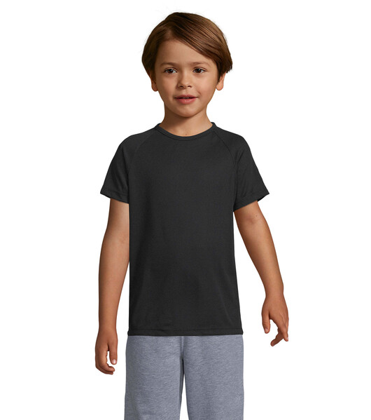 SPORTY T-SHIRT CRIANÇA 140g Sporty Kids - PretoXL