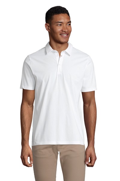 POLO EM JERSEY MERCERIZADO PARA HOMEM - NEOBLU RELAX OSCAR MEN - Branca 