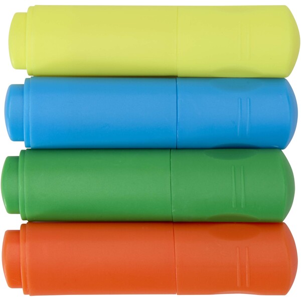 Mini recycled plastic highlighter set