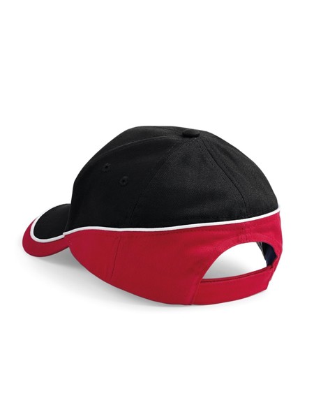 Teamwear Competition Cap - Black / Classic Red / White