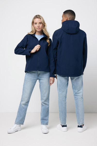 Iqoniq Makalu moška soft shell jakna 5000 mm, 300 g/m² - Mornarica / XL