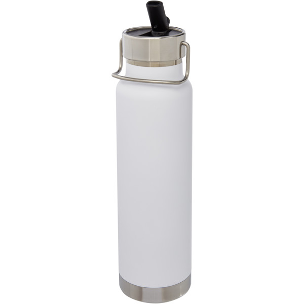 Garrafa desportiva de 750 ml com isolamento a vácuo em cobre "Thor" - Branco