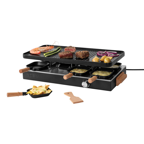 BOSKA Raclette Gourmet Party, 8 Person (EU Type F)