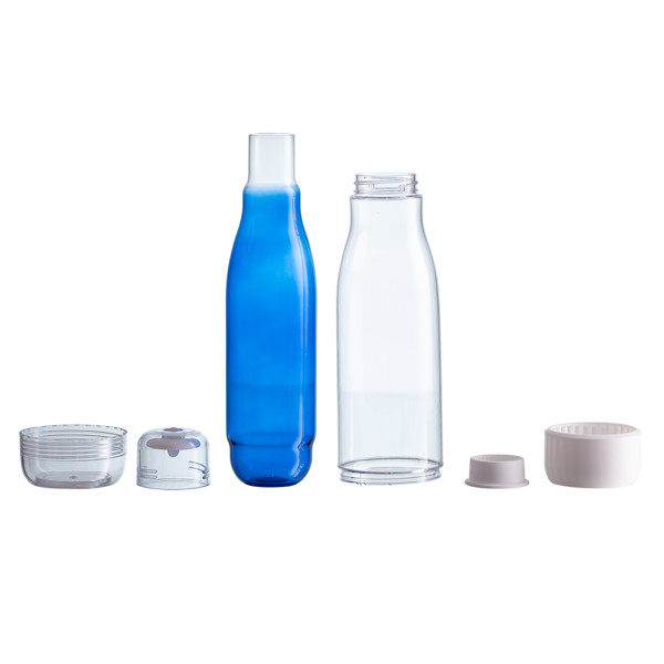 520 ml Smart glass bottle with outer tritan wall