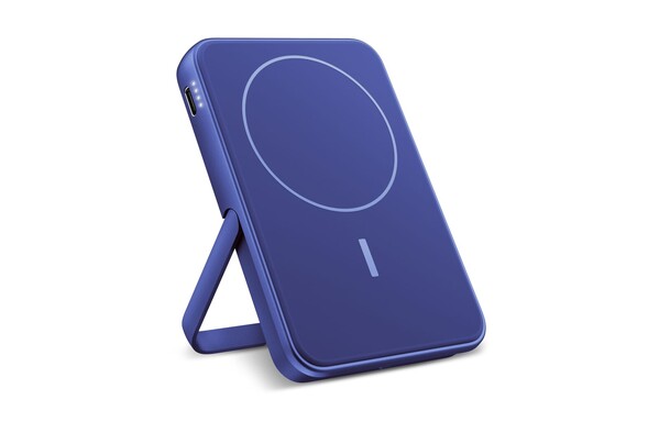 2PBM5000| Fresh 'n Rebel Compatible with MagSafe MagSafe Powerbank Wireless 5000mAh - Bleu