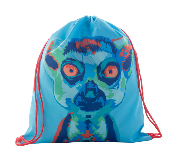 Sac piscine personnalisé pour enfants CreaDraw Kids - Rouge / Blanc