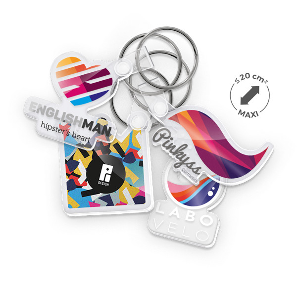 KEY RING CREATION PMMA EP 3mm MAXI 20 cm2
