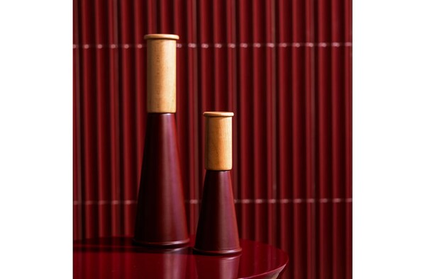 Sagaform Gurken Salt or Pepper Grinder Large, 32cm - Dark Red