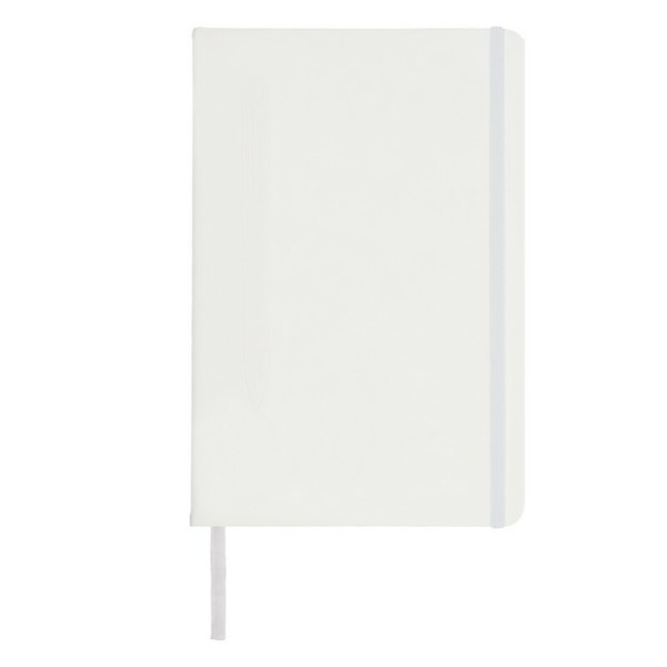 Magnetic notebook A5 | Aurora - white