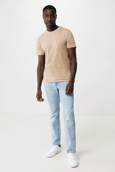 T-shirt en coton recyclé non teinté Iqoniq Manuel - Heather Brown / XXL