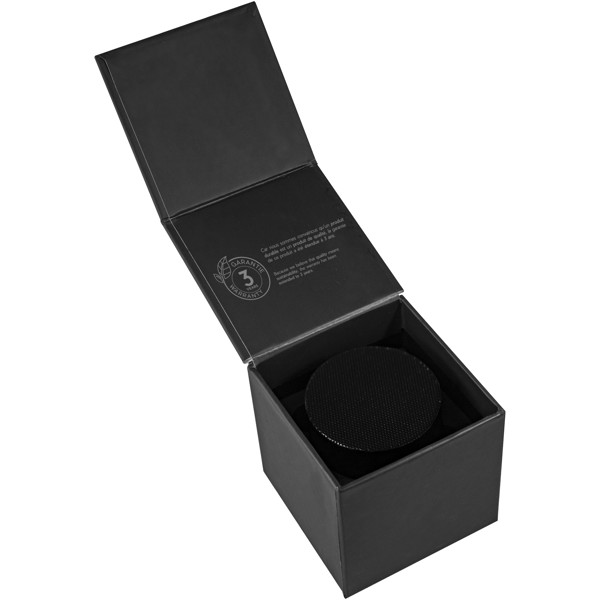 SCX.design S26 Lautsprecher Ring mit Leuchtlogo - mittelrot / schwarz