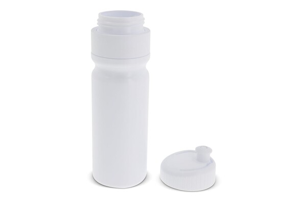 Sportsflaske med kant 750ml - Hvid / Hvid