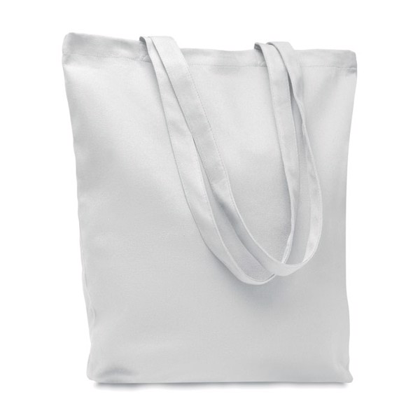 270 gr/m² Canvas shopping bag Rassa Coloured - White