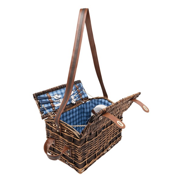 Willow Picnic Basket Summertime For 4 Persons