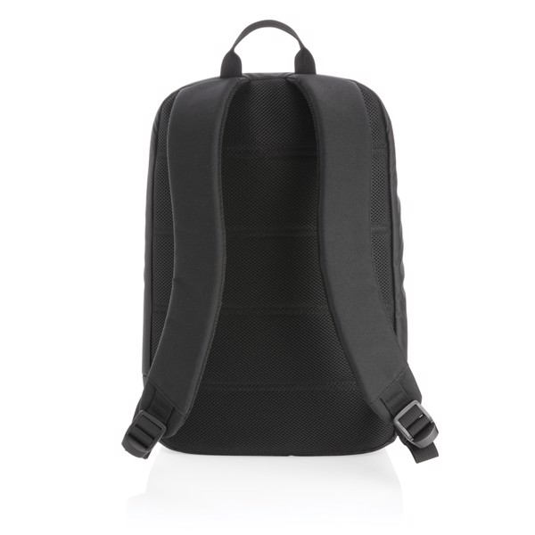 Swiss Peak laptop backpack with UV-C steriliser pocket