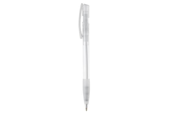 Nash kuglepen gummigreb transparent - Gennemsigtig / Hvid