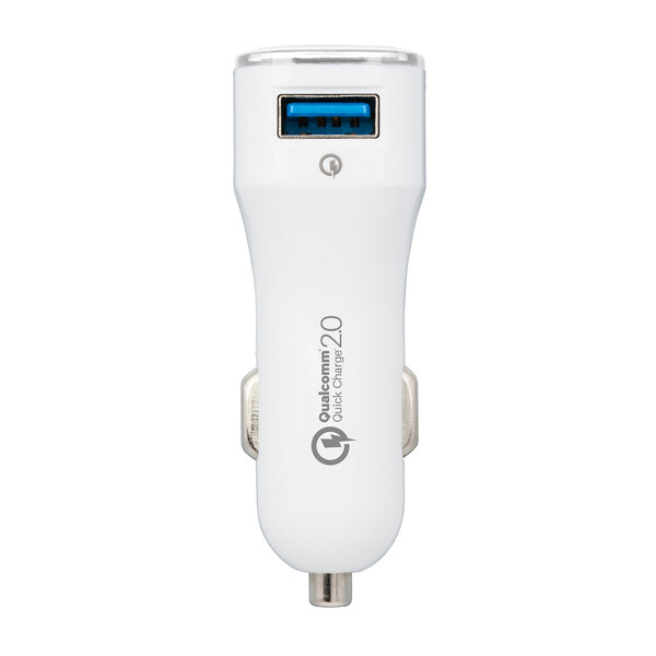 Chargeur voiture USB Quick Charge 2.0® COLLECTION 500 - transparent