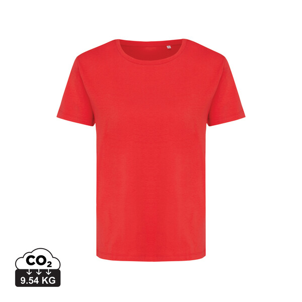Dámské tričko IQONIQ Yala z recykl. bavlny - Luscious Red / XXS