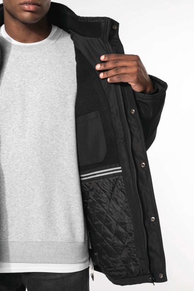 Parka With Removable Hood - S
