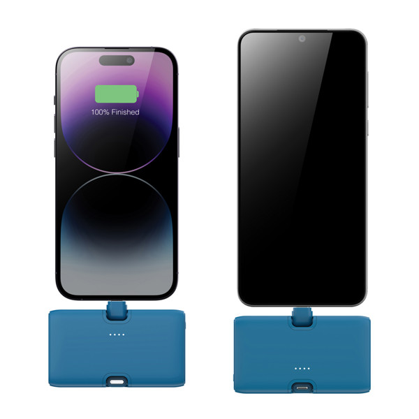 Powerbank 20W PD en plastique RCS Urban Vitamin Los Angeles - Bleu