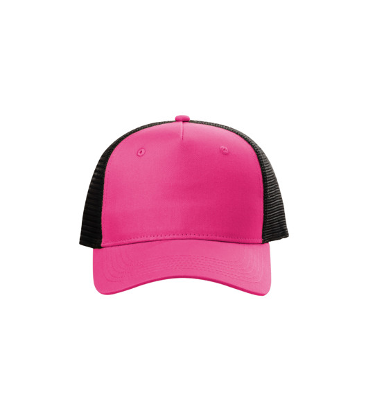 Čepice Unisex Malfini® Trucker 5P - Purpurová / nastavitelná