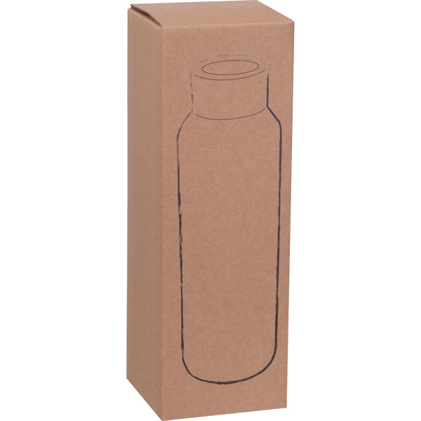 Copper insulated vacuum drinking bottle, 750 ml CHARLES - Blue