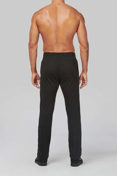 Unisex Lightweight Cotton Tracksuit Bottoms - Dark Grey / L