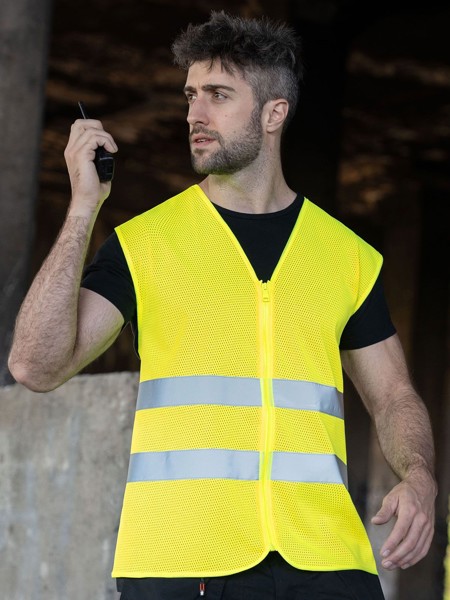 Comfort Mesh Safety Vest "Rhodes" - Yellow / 4X/5X