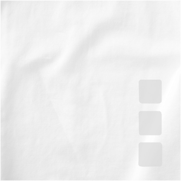 Ponoka long sleeve men's GOTS organic t-shirt - White / XL