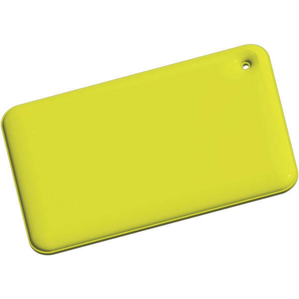 Pendente refletor de TPU retangular RFX™ - Amarelo neón