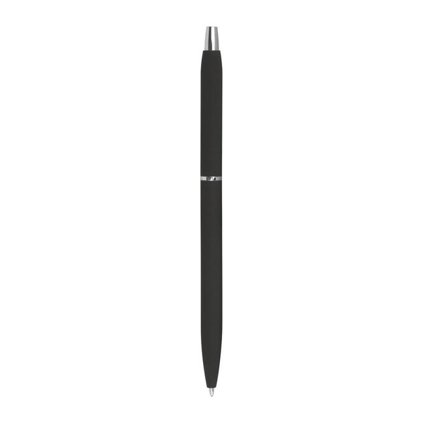 Rubber coated ball pen - Black