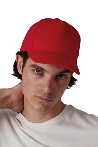 Heavy Cotton Cap - 5 Panels - White