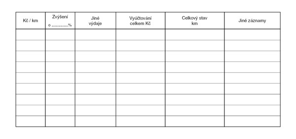 Kniha Jízd 1/3 A4 /Fir. A Sou.Voz,Ob./
