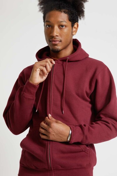 Premium Full Zip Hoodie - White / 2XL