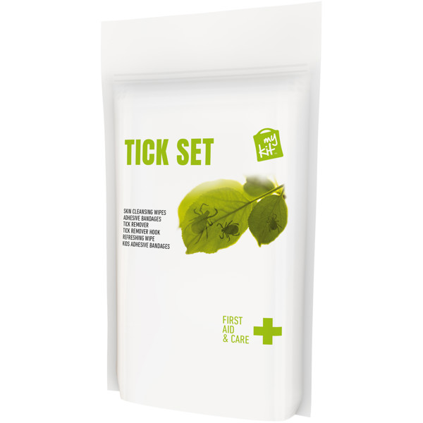 MyKit Tick First Aid Kit with paper pouch - White