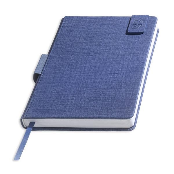 Agenda Diária A5 Ballarat, Fecho Magnético - Cinza Escuro