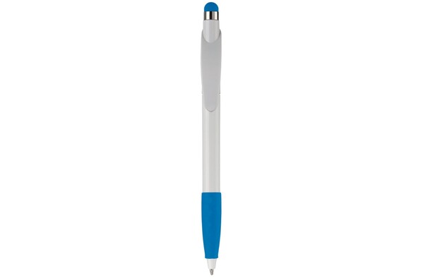 Cosmo stylus with grip - White / Light Blue
